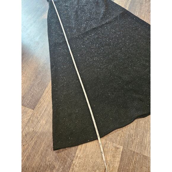 Blondie nites jaslene black formal sparkle maxi junior 11 womens medium y2k - Picture 7 of 10